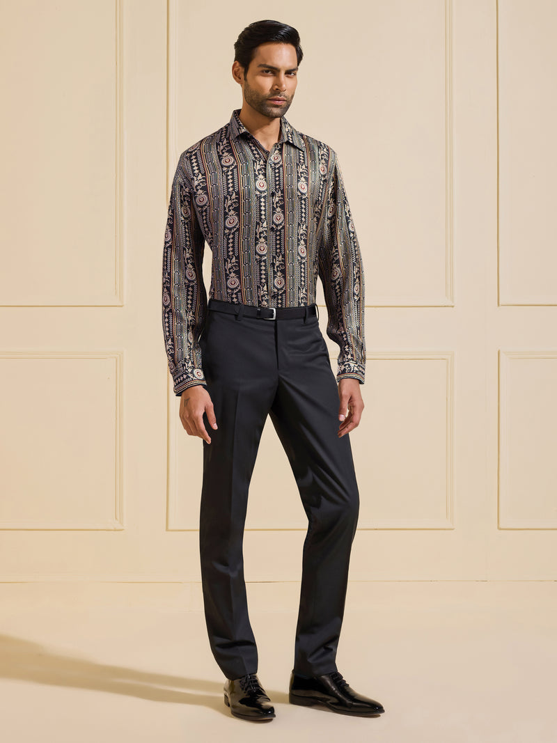 NOCTURNE REGAL PRINTED SHIRT