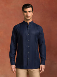 THE MIDNIGHT PLEAT SHIRT