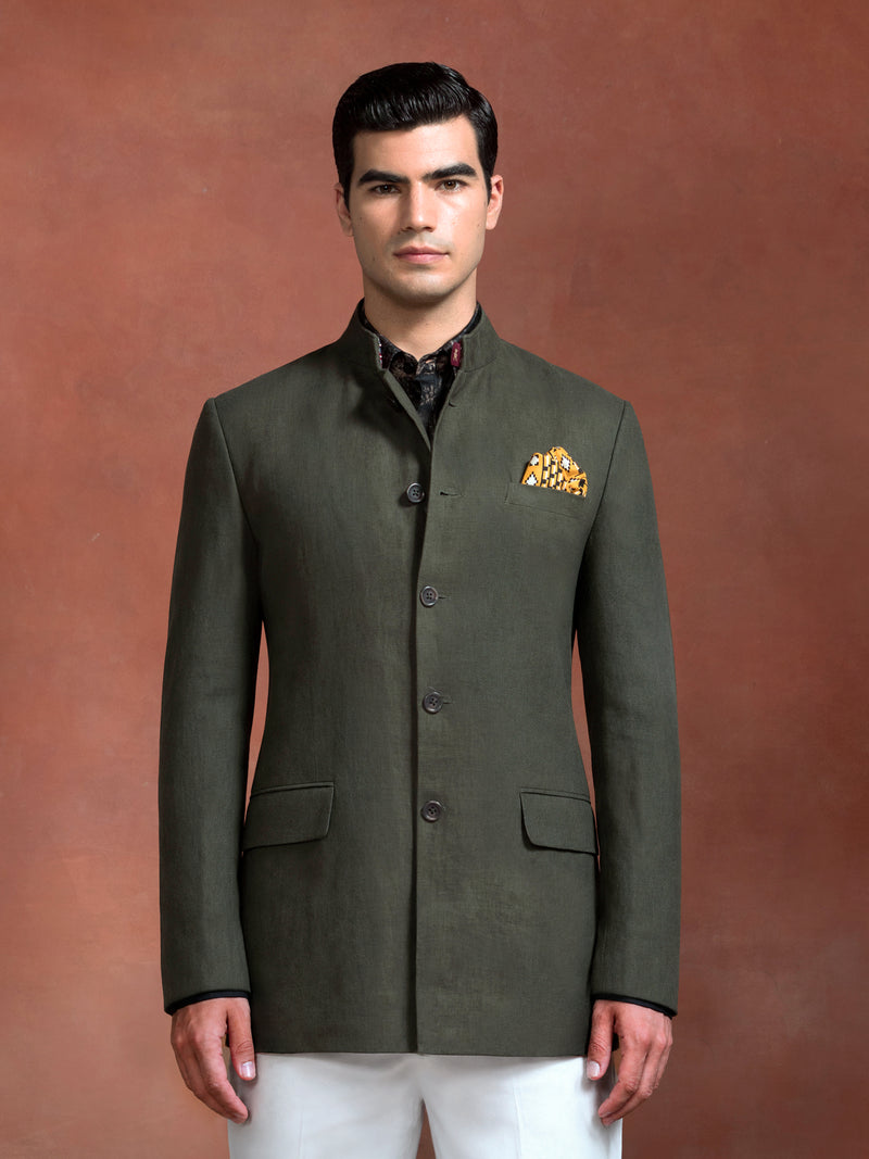MOSS LINEN JACKET