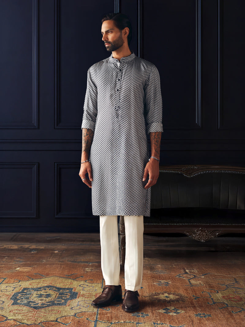 IVORY PRISM CLASSIC KURTA