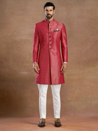 SCARLET JACQUARD ACHKAN