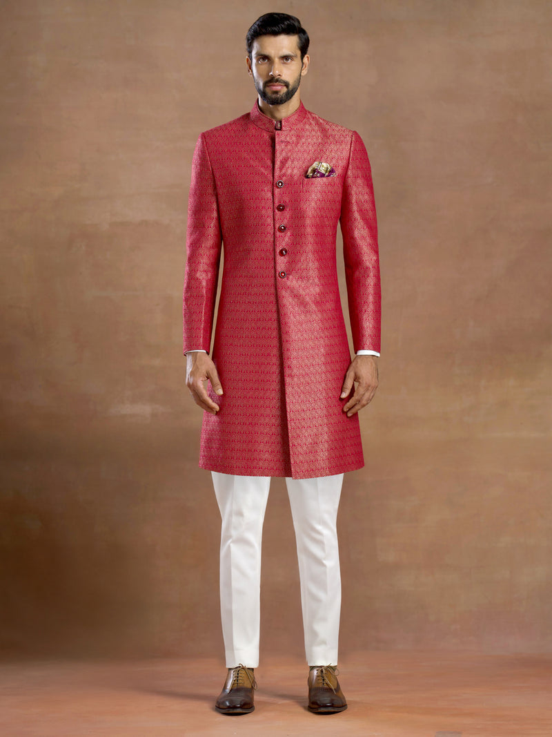 SCARLET JACQUARD ACHKAN
