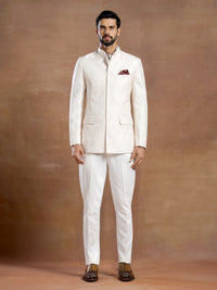 ECRU HEIRLOOM BANDHGALA