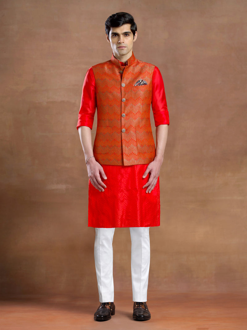 CRIMSON AUREATE WAISTCOAT