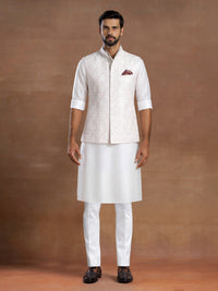 IVORY OPALINE WAISTCOAT