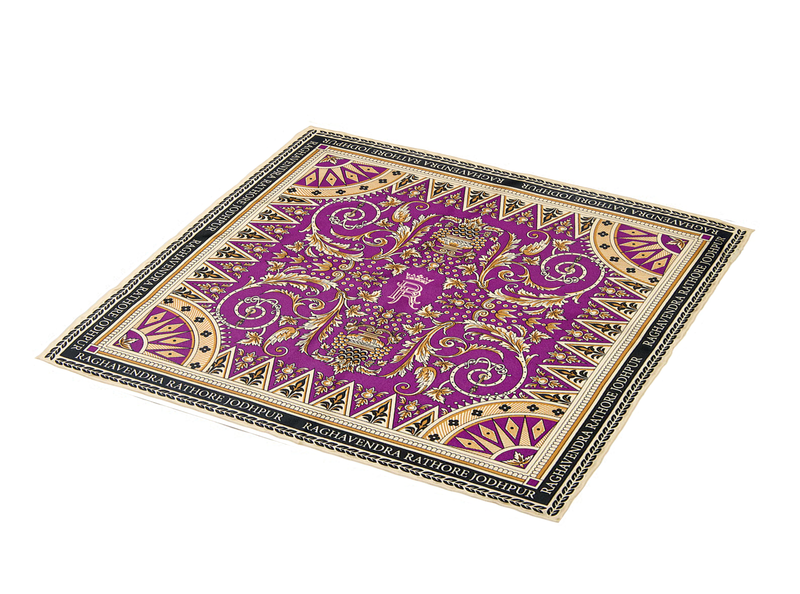 THE ROYAL CREST POCKET SQUARE – IMPERIAL AMETHYST EDITION