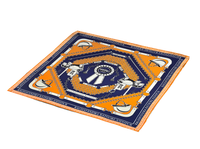 EQUESTRIAN-INSPIRED SILK POCKET SQUARE