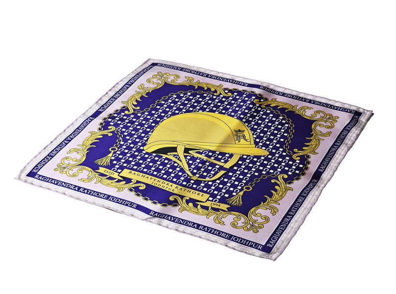 MAJESTIC RIDER SILK POCKET SQUARE
