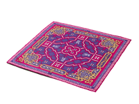 THE MAHARAJA MOSAIC POCKET SQUARE- PLUM