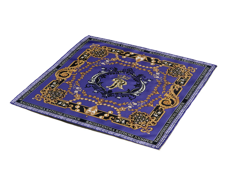 THE IMPERIAL BLUE POCKET SQUARE