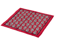 THE CROWNED EMBLEM POCKET SQUARE