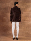 THE COGNAC CORDUROY BANDHGALA JACKET