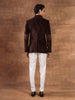 THE COGNAC CORDUROY BANDHGALA JACKET