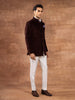 THE COGNAC CORDUROY BANDHGALA JACKET