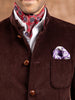 THE COGNAC CORDUROY BANDHGALA JACKET