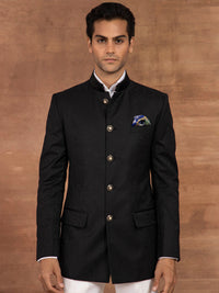 THE JACQUARD BANDHGALA JACKET