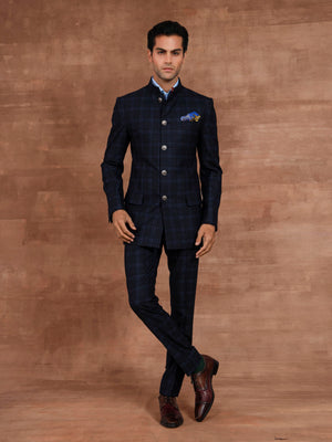 Party Green Bespoke Indian Waist Belted Royal Jodhpuri Bandhgala Suit at Rs  7999 in Yamuna Nagar