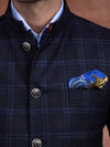 THE PLAID BANDHGALA SUIT