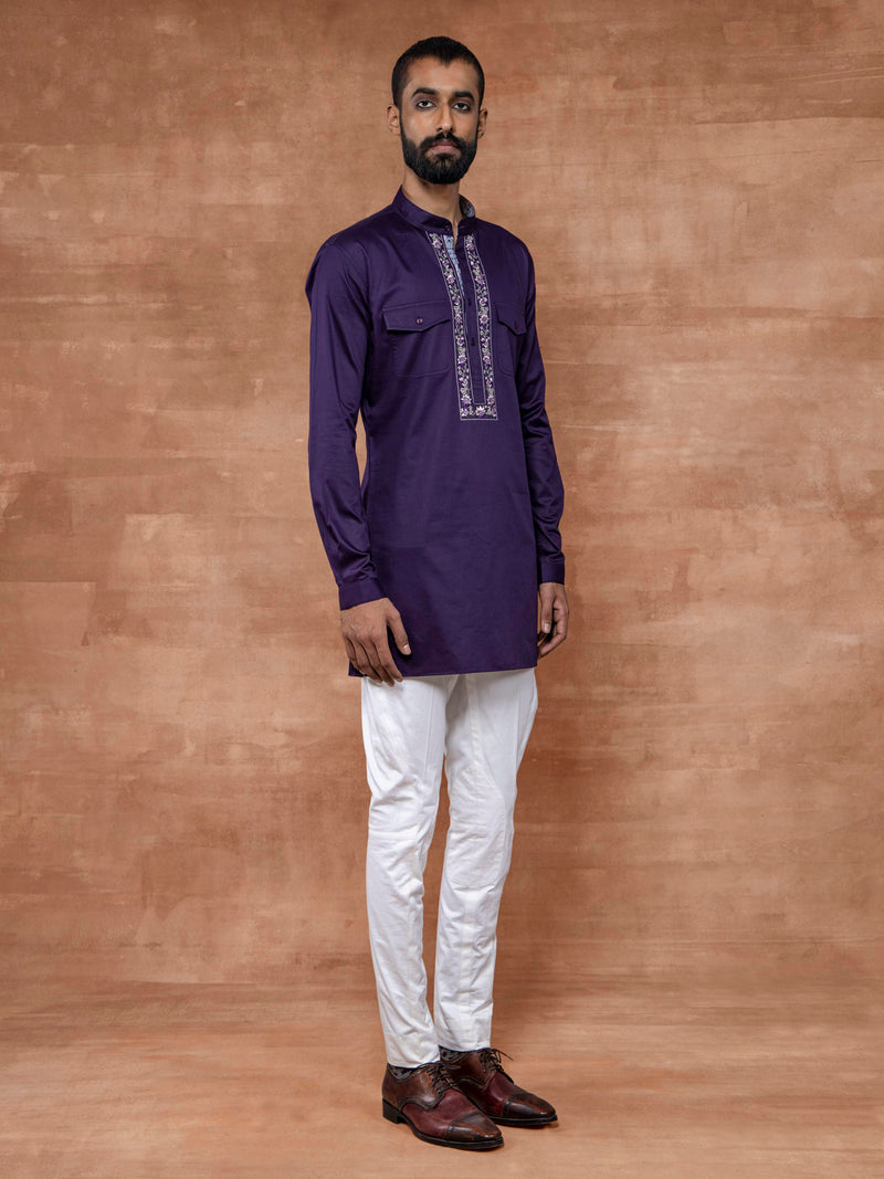 EMBELLISHED POCKET KURTA