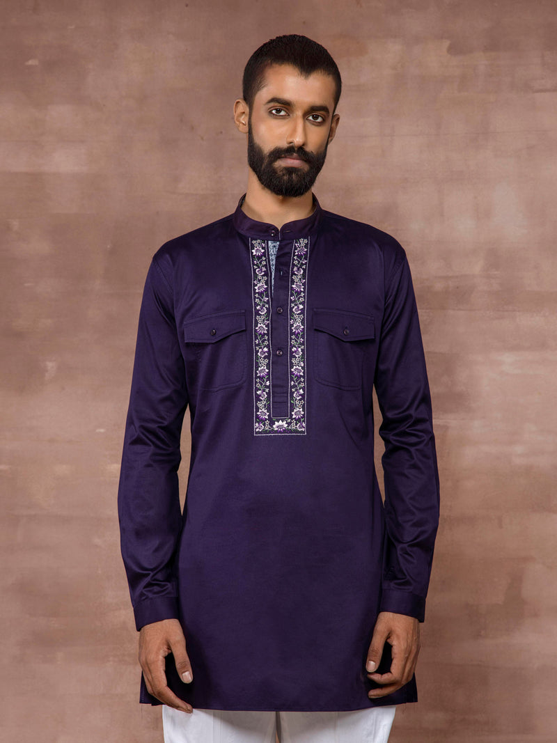 EMBELLISHED POCKET KURTA