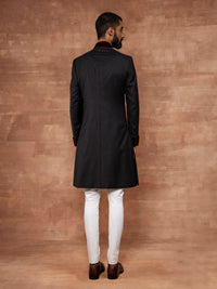 GRAY PINSTRIPE ACHKAN