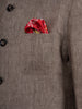 TAUPE BANDHGALA JACKET