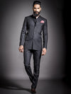 MIDNIGHT MONARCH BANDHGALA SUIT