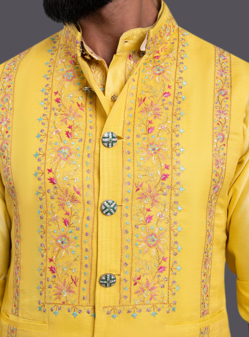 KASHMIR GULE AFTAAB WAISTCOAT