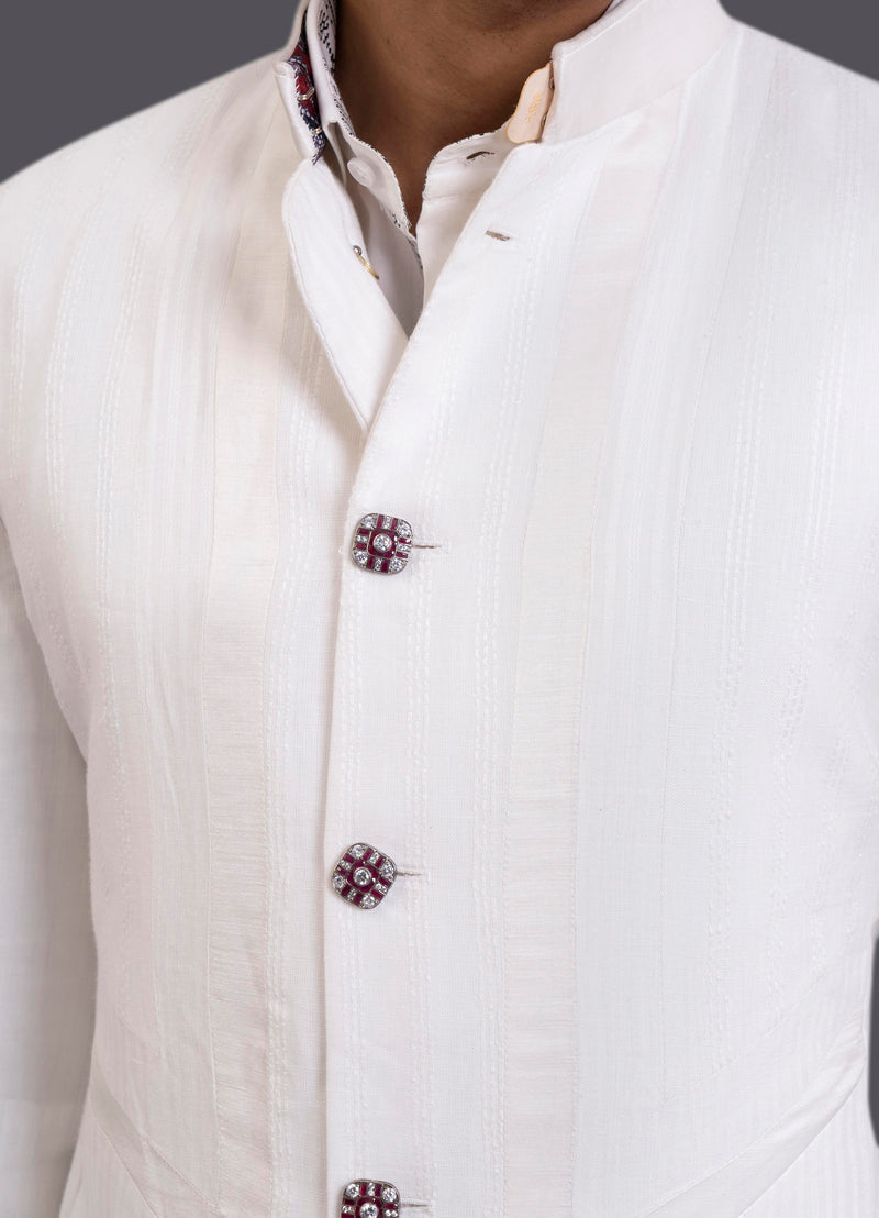 PANELLED BANDHGALA JACKET