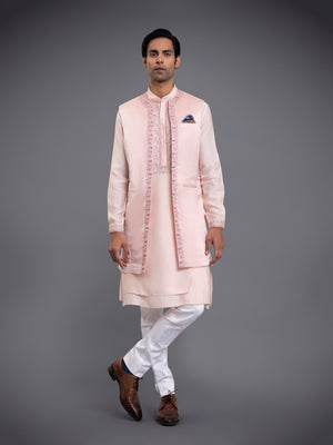 KASHMIR LONG OPEN ROUH WAISTCOAT