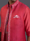 KASHMIR GULAAB OPEN WAISTCOAT