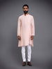 KASHMIR GULAABI LAYERED KURTA