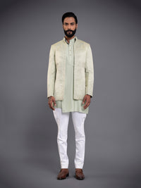 PAISLEY OPEN BANDHGALA JACKET
