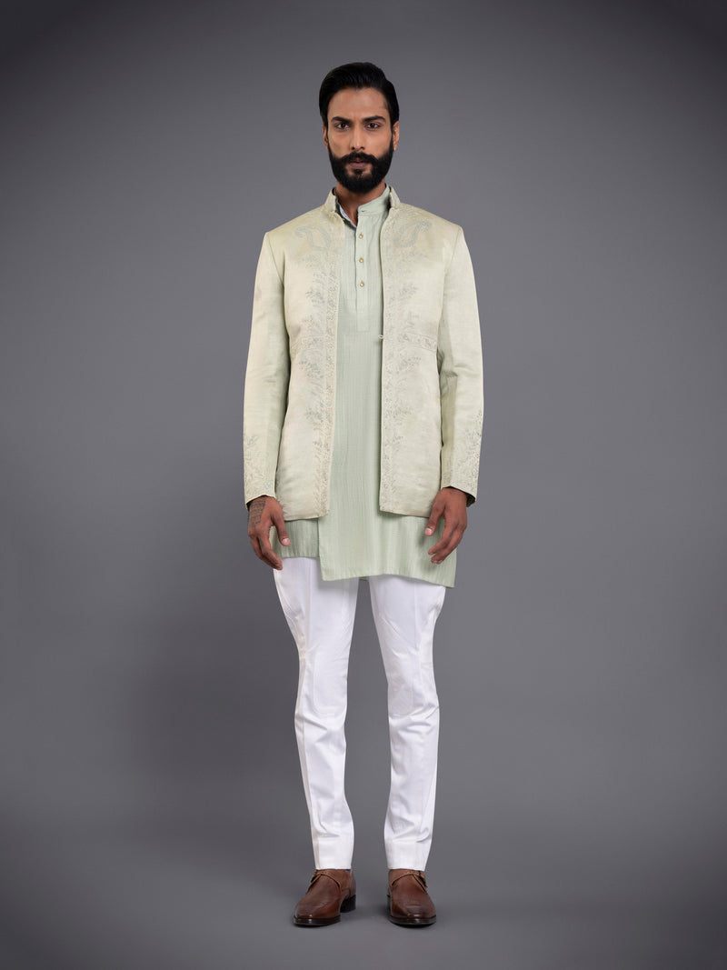 PAISLEY OPEN BANDHGALA JACKET