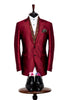 RED SILK WESTERN JACKET