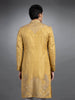 LINEN SILK MUSTARD ACHKAN