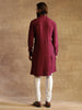 NOCTURNAL FIESTA ASYMMETRIC LINEAR TEXTURED KURTA