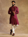 NOCTURNAL FIESTA ASYMMETRIC LINEAR TEXTURED KURTA