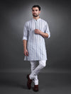 BLUE STRIPED KURTA