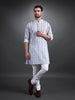 BLUE STRIPED KURTA