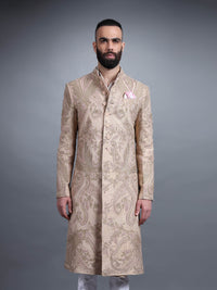 POLISHED MARBLE EMBROIDERED ACHKAN