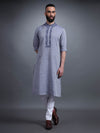 BLUE COTTON KURTA