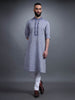BLUE COTTON KURTA