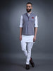GREY COTTON WAISTCOAT