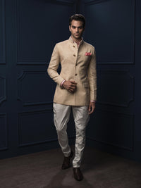 LINEN SILK BANDHGALA JACKET