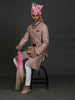 PINK SILK ACHKAN