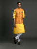 YELLOW SILK TANCHOI WAISTCOAT