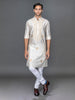 BEIGE SILK KURTA