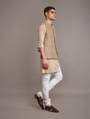 KHAKI LINEN SILK WAISTCOAT