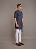 BLUE COTTON KURTA
